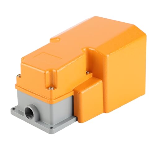 Cryfokt Foot Pedal Controller, 250 V 10A Korrosionsresistente Fußpedalschalter Aluminium Legierung ölbeständig für Werkzeugmaschinen von Cryfokt