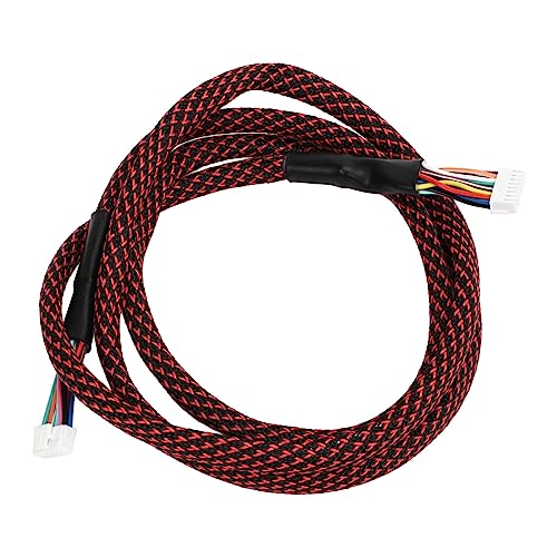 Cryfokt Für Chiron Kabelbaum, Hotend-Kabelbaum mit Nylon-gewebter Hülle, sicherheitsgarantiertes Extruderkabel für 3D-Drucker, Chiron Cryfokt Für Chiron Kabelbaum, Hotend-Kabelbaum mit Nylon-gewebter Hülle, sicherheitsgarantiertes Extruderkabel für 3D-Drucker, Chiron von Cryfokt