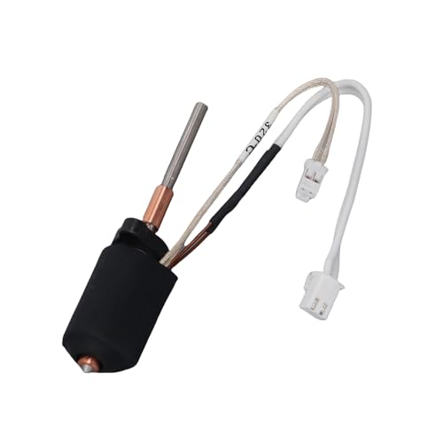 Cryfokt Härtungstahldüse Extruder Hotend Kit, Extruder Hotend Kit Gleichmäßige Wärmeverteilung 50 W Hochgeschwindigkeitsdruck für Filamente (0,4 mm Düse) von Cryfokt