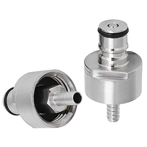 Cryfokt Homebrew Kegging -Geräte, Edelstahl mit 5/16 -Zoll Barb 2PCS Carbonation Cap, für Zuhause Cryfokt Homebrew Kegging -Geräte, Edelstahl mit 5/16 -Zoll Barb 2PCS Carbonation Cap, für Zuhause von Cryfokt
