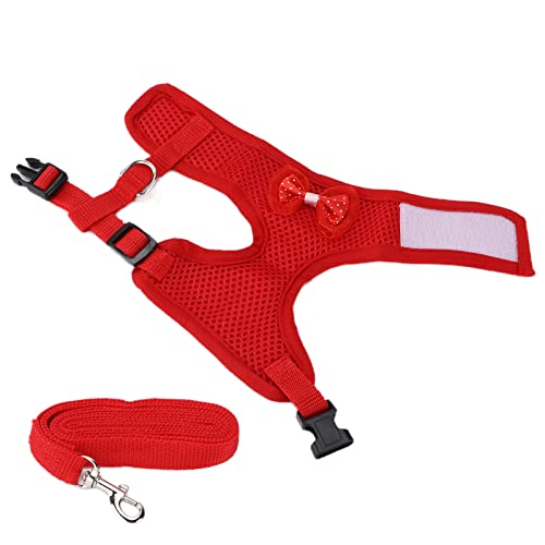 Cryfokt Hühnchenkabelbaum, Hühnchenkabelbaum mit Leinensicherheitsriegel Design Atmungsaktiven Verschleiß Gegen Hen für Hähne (Rot) von Cryfokt