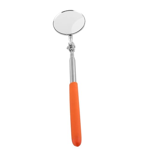 Cryfokt Inspektionsspiegel, Erweiterung Rundes Auto -Inspektionsspiegel, Teleskopspiegel, IMSPECTION -Spiegel, Automatik Inspektion Auto für das Autospiegelwerkzeug Erweitern (Rotes Grifftyp 50x600mm) von Cryfokt