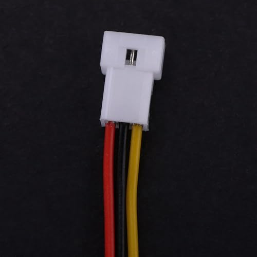 Cryfokt JST-Anschlussdraht, JST-Winkelanschluss Rechtswinkel Micro JST1.25, 2-pin, 7--Leiterplatte 3 (3pin männliche und weibliche Set) von Cryfokt