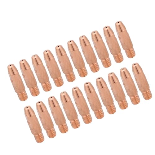 Cryfokt Kontaktspitze, 20pcs Brandneue Hochtemperaturschweißbrenner Kontaktspitze, für Mag Welding Torch (1.0) von Cryfokt