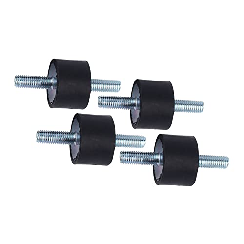 Cryfokt Luftkompressorpumpe, Langlebiger Professioneller M8 30x20 Feine Bearbeitete Gummi -Vibrations -Isolator Stoßdämpfer für Luftkompressoren von Cryfokt