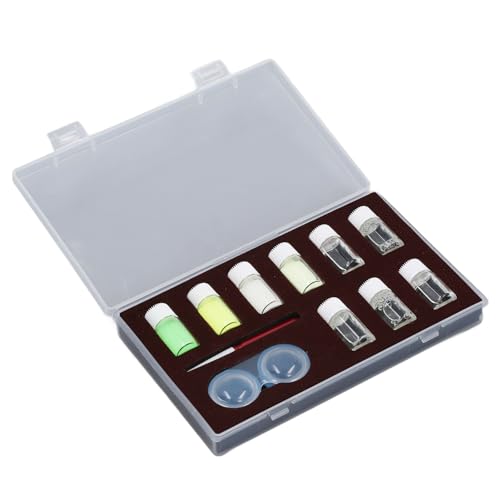 Cryfokt Luminous Pulver Kit, Professionelle Uhr Luminous -Fluoreszenzpulver Komplettes Zubehör für Zifferblätter von Cryfokt