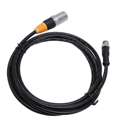 Cryfokt M12 RJ45 Ethernet -Zier, RJ45 Bis M12 5p - Kabel Anti Störungen Tränenresistentes Stabiles Signal für die Überwachungssysteme (5M / 16,4Ft) von Cryfokt