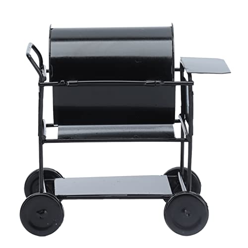 Cryfokt Miniaturpuppenhauszubehör, Mini Tragbar 1:12 Mini BBQ Grill für Dollhouse Dekorationen von Cryfokt