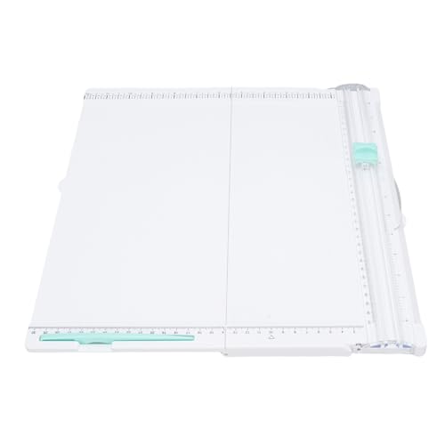 Cryfokt Papierbewertungsbrett, Multifunktionaler Papierschneiderschneider -Slicer mit Transparentem Lineal, Schnittbewertungswerkzeug für DIY -Handwerk, Karten, Scrapbooking von Cryfokt