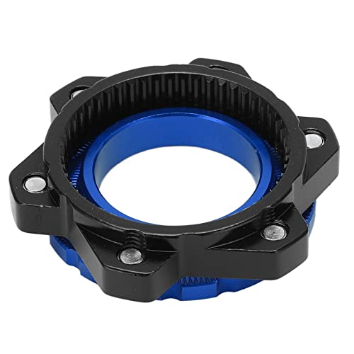 Cryfokt Scheibenbremsen -Mittellock -Adapter, Fahrradzubehör zu 6 Bolzen Tränenresistant Centerlock Locking Anti Deformation für die Hub durch die Achse (Blue) von Cryfokt