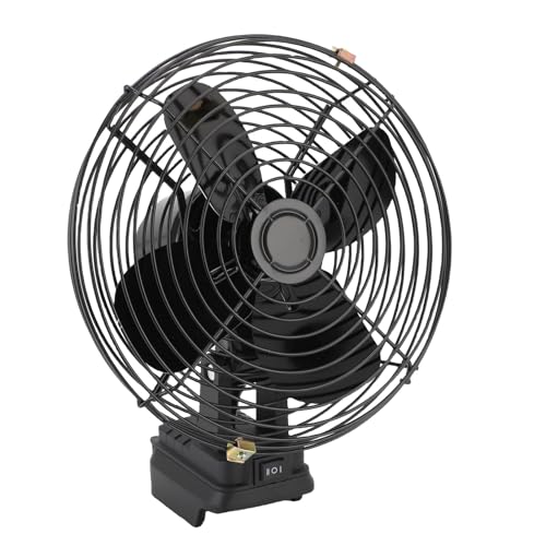 Cryfokt Schnurloser Baustelle Lüfter, 35W 4 Klingen Leichtes 8 -Zoll von Cryfokt