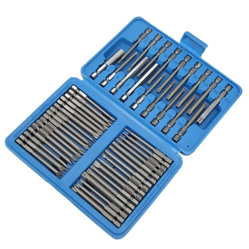 Cryfokt Schraubendreherbit, Extra Langes Sicherheitsbit Set Square Stern Chrom Vanadium Stahl Multi -Größen für die Wartung Cryfokt Schraubendreherbit, Extra Langes Sicherheitsbit Set Square Stern Chrom Vanadium Stahl Multi -Größen für die Wartung von Cryfokt