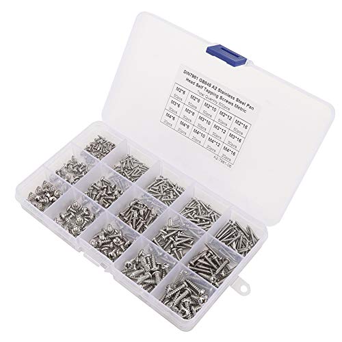 Cryfokt Selbstkippschrauben, Antikorrosionsschrauben, Hardware-Zubehör 500pcs-LKW für Roller von Cryfokt