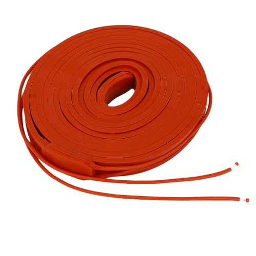 Cryfokt Silikonheizband, Isolierter Effekt Rohrleitung Heizgürtel 120-150 ℃ Bereich 225W Leistung 15x3000 Mm für Metallleitungen von Cryfokt