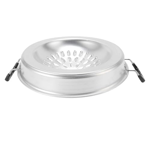 Cryfokt Thai BBQ Grill Pan, 2 in 1 Well -Wärmeverteilungsgrill Heiße Topf -Dicke für die Familienversammlung (30 cm/11.81in Originalfarbe) von Cryfokt