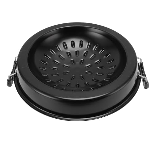 Cryfokt Thai BBQ Grill Pan, 2 in 1 Well -Wärmeverteilungsgrill Heiße Topf -Dicke für die Familienversammlung (35 cm/13.78in schwarz) von Cryfokt