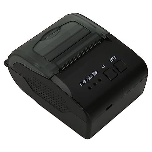 Cryfokt Thermodrucker für Belege, schneller Thermodrucker, 58 mm, mit Thermopapier, BT4.0, wiederaufladbarer USB-Taschendrucker mit 203 dpi für Büro, Restaurant Cryfokt Thermodrucker für Belege, schneller Thermodrucker, 58 mm, mit Thermopapier, BT4.0, wiederaufladbarer USB-Taschendrucker mit 203 dpi für Büro, Restaurant von Cryfokt
