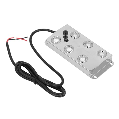 Cryfokt Ultraschall-Nebelhersteller, 6 Robuste Köpfe, die Gegen Erosion DC45-48V Stiller Ultraschallnebel für den Internen Externen Gebrauch Resistent Sind Cryfokt Ultraschall-Nebelhersteller, 6 Robuste Köpfe, die Gegen Erosion DC45-48V Stiller Ultraschallnebel für den Internen Externen Gebrauch Resistent Sind von Cryfokt