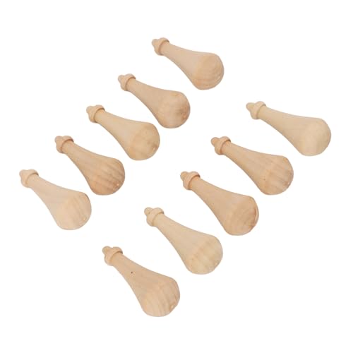 Cryfokt Unvollendete Hölzerne Anhängerdekoration, Unvollendete Hölzerne Anhängerverzierung für Farbe von Cryfokt