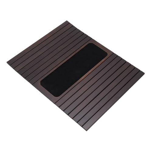 Cryfokt Verstellbare Couch Armschelle, Silikonklapp -Couch -Armschale mit Faltbarem Tablett, Tasse Halter für Snack Food Getränke Telefon Fernbedienung (Brown) von Cryfokt