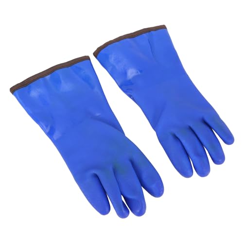 Cryfokt Wärmehandschuhe, 1 Paar Weicher und Weicher Blauer Frostschutzmittel für Niedrige Temperaturaufgaben von Cryfokt