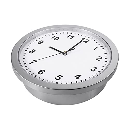 Cryfokt Wanduhr Und Versteckter Safe In Einem, Kreativ Versteckte Geheime Wanduhr mit 3 Regalen, Sichere Containerbox für Geldversteck Schmuck Wertsachen Bargeldaufbewahrung von Cryfokt