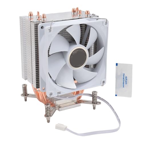 Leiser CPU-Kühler mit 90-mm-Lüfter, 4 Heatpipes 3-poliger CPU-Lüfter Effiziente Wärmeableitung 2000 U/min Hydraulisch Gelagerter CPU-Luftkühler für 2011 Motherboard Version B Leiser CPU-Kühler mit 90-mm-Lüfter, 4 Heatpipes 3-poliger CPU-Lüfter Effiziente Wärmeableitung 2000 U/min Hydraulisch Gelagerter CPU-Luftkühler für 2011 Motherboard Version B von Cryfokt