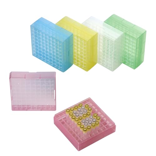 20 Stücke Kryobox, kryoröhrchen box, Polypropylen Mikrozentrifugenröhrchenbehälter, Kryogene Aufbewahrungsboxen, 81 Gitter, 2 Zoll, 133 * 133 * 52mm von CryoKing