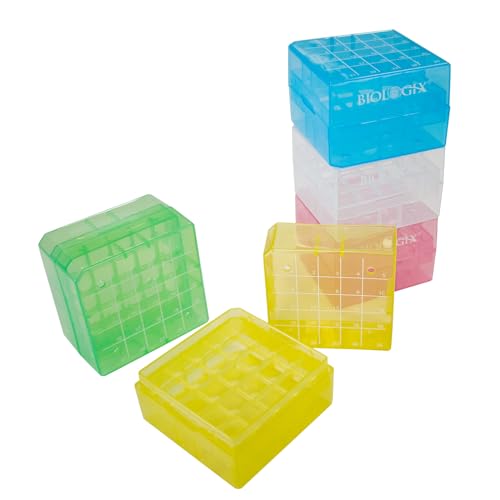 30 Stücke Kryobox, kryoröhrchen box, Polypropylen Mikrozentrifugenröhrchenbehälter, Kryogene Aufbewahrungsboxen, 25 Gitter, 2 Zoll, 75 * 75 * 52mm von CryoKing