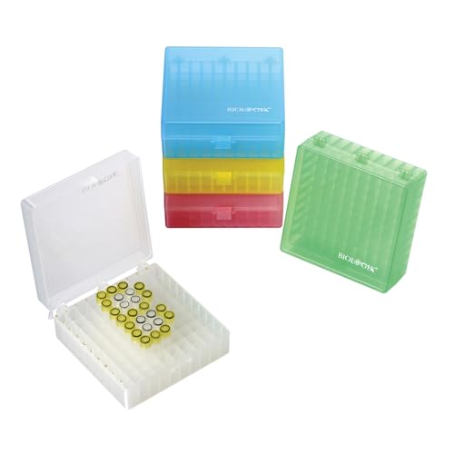 5 Stücke Kryobox, kryoröhrchen box, Polypropylen Mikrozentrifugenröhrchenbehälter, Kryogene Aufbewahrungsboxen, 100 Gitter, 2 Zoll, 141 * 154 * 55mm 5 Stücke Kryobox, kryoröhrchen box, Polypropylen Mikrozentrifugenröhrchenbehälter, Kryogene Aufbewahrungsboxen, 100 Gitter, 2 Zoll, 141 * 154 * 55mm von CryoKing