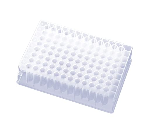 96 Stück 96 Löcher Tieflochplatte, Kunststoff Lagerung Mikroplatten, Quadratische Wells, U-Boden (1.0ml) von CryoKing