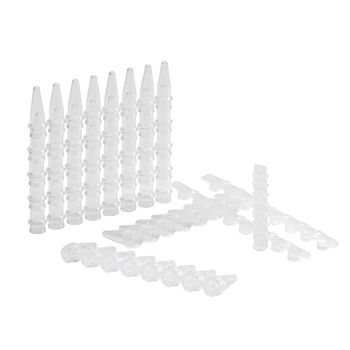 CryoKing 1250 Stück PCR Röhrchen, 0,2ml PCR Tube, PCR Tube Strip Mit Flache Kappen, Konisch Bottom 8 Tube Strip von CryoKing