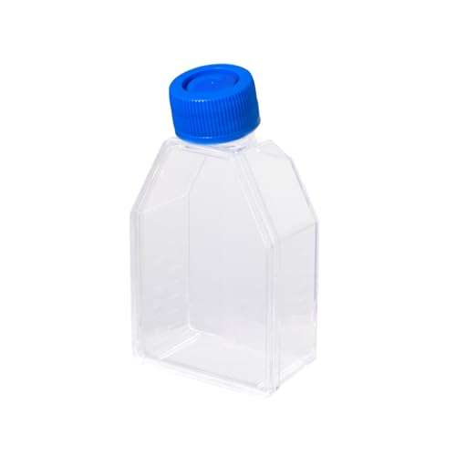 CryoKing 200 Stück Zellkulturflaschen, Zellkulturflaschen Polystyrol, Sterile Plastik Tissue Kultur Flasche mit Kappe, Schräger Hals, 25 Cm², 60ml Kapazität CryoKing 200 Stück Zellkulturflaschen, Zellkulturflaschen Polystyrol, Sterile Plastik Tissue Kultur Flasche mit Kappe, Schräger Hals, 25 Cm², 60ml Kapazität von CryoKing