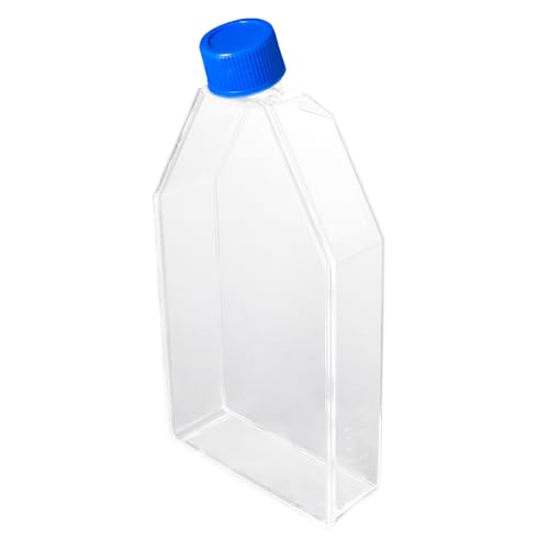CryoKing 40 Stück Zellkulturflaschen, Zellkulturflaschen Polystyrol, Sterile Plastik Tissue Kultur Flasche mit Kappe, Schräger Hals, 175 Cm², 650ml Kapazität CryoKing 40 Stück Zellkulturflaschen, Zellkulturflaschen Polystyrol, Sterile Plastik Tissue Kultur Flasche mit Kappe, Schräger Hals, 175 Cm², 650ml Kapazität von CryoKing