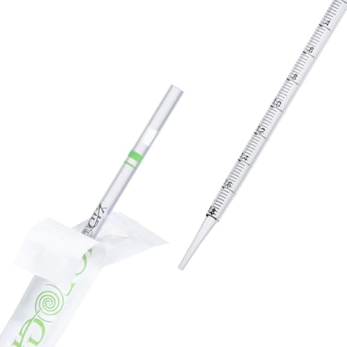 CryoKing 600 Stück Serologische Pipetten, 2ml Polystyrol Serologische Ansaugpipetten, Sterile, Unabhängige Verpackung, 277mm Länge CryoKing 600 Stück Serologische Pipetten, 2ml Polystyrol Serologische Ansaugpipetten, Sterile, Unabhängige Verpackung, 277mm Länge von CryoKing