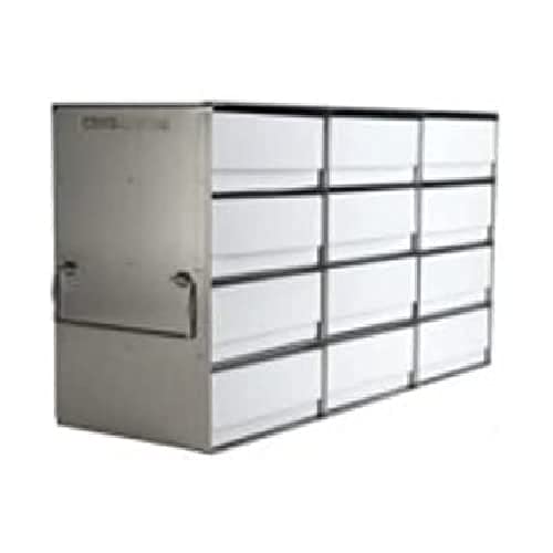 Cryomaster 4-6006 Schrankgestell für 12 Kryoboxen, 133 mm x 133 mm x 50 mm, 3 tief, 4 hoch von Cryomaster