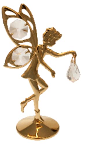 Crystal Temptations 3426 Fee Fairy stehend 105 x 65 mm Gold Plated Swarovsky Spectra Crystal 24 Karat Echtgold Auflage anlaufgeschützte Miniatur Crystal Temptations 3426 Fee Fairy stehend 105 x 65 mm Gold Plated Swarovsky Spectra Crystal 24 Karat Echtgold Auflage anlaufgeschützte Miniatur von Crystal Temptations