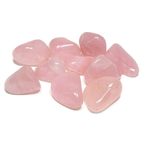 Rosenquarz extra Trommelstein (20–25 mm) von CrystalAge