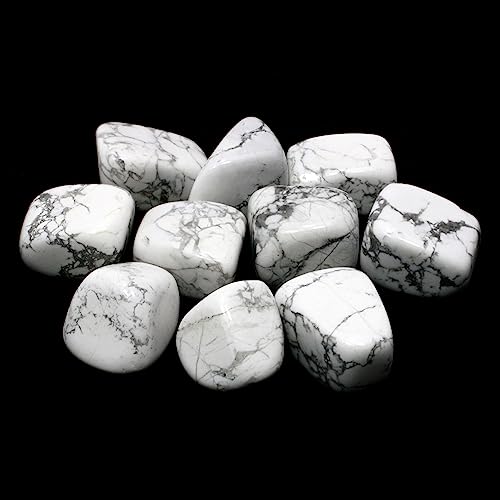 Howlite Howlith Kristall - Einzelner Stein (20-25mm) von CrystalAge