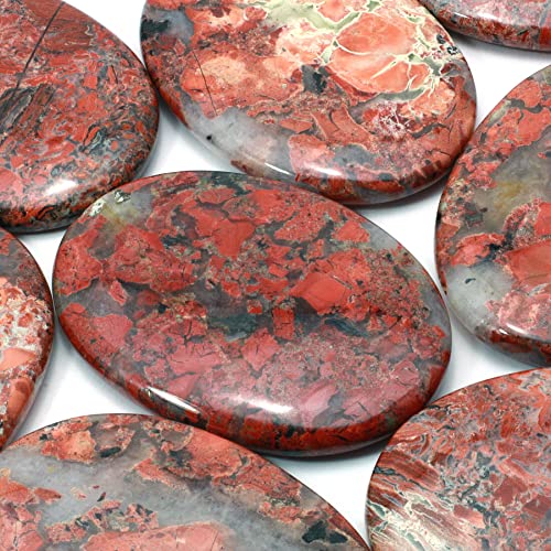 Poppy Jasper Palm Stone by CrystalAge Poppy Jasper Palm Stone by CrystalAge von CrystalAge