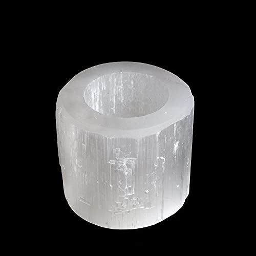 Selenite Tealight Candle Holder ~6cm Selenite Tealight Candle Holder ~6cm von CrystalAge