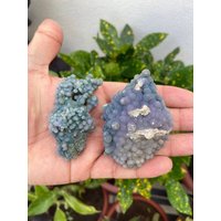 Roher Traubenachat - 2Er-Set - Traubenachat-Traubenachat - Traubenachat Kristall - Achat - Heilende Geschenke von CrystalCarvingsIndia