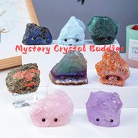 50% Off, Today Only Mystery Crystal Buddies, Crystal Hedgehog, Mystery Hedgehog Box, Crystal Face, Home Decoration, Crystal Gifts, Reiki Healing von CrystalDehotsell