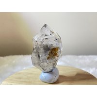 Pakistan Herkimer/Doppelender Kristalle Mit Schwarzem Und Gelbem Einschluss/Exemplar/Fensterquarz von CrystalDesignByJC