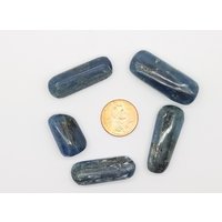 Blauen Kyanit Getrommelt Steine | 5 Zufällig Ausgewählten Pc Blauen Kyanit Getrommelt Steine | 5 Zufällig Ausgewählten Pc von CrystalEarthSupply