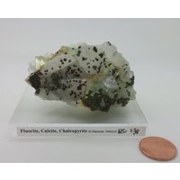 Fluorit-Calcit-Pyrit | Ungewöhnliche Und Einzigartige Exemplar 125Gr von CrystalEarthSupply