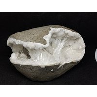 A + Sehr Seltene Natürliche Skolossit Geode, Geschenk, Dekorstück, Museumsstück, Halloween Geschenk von CrystalEasy