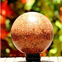 Große Erstaunliche 145 Mm Hochwertige Braune Mohn Jaspis Kugel Heilung Chakra Spirituelle Energie von CrystalEasy