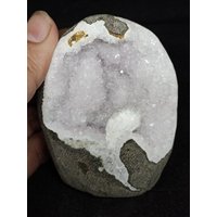 Schöne Natürliche Seltene Scotolith Spray Blume Mit Amethyst Geodes Höhle von CrystalEasy