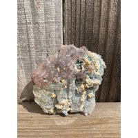 Wunderschöner Teller Aus Amethyst Eingeschlossen Quarz Kristalle von CrystalHeartnMinedCo